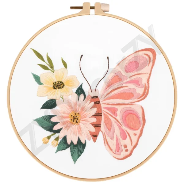 Embroidery Kits: Hand Sewing Cross Stitch Hoop Set - Image 4