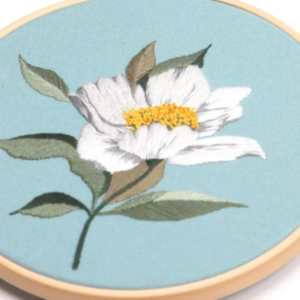 Embroidery Kits for Beginners – Flower Cross Stitch Set - Image 4
