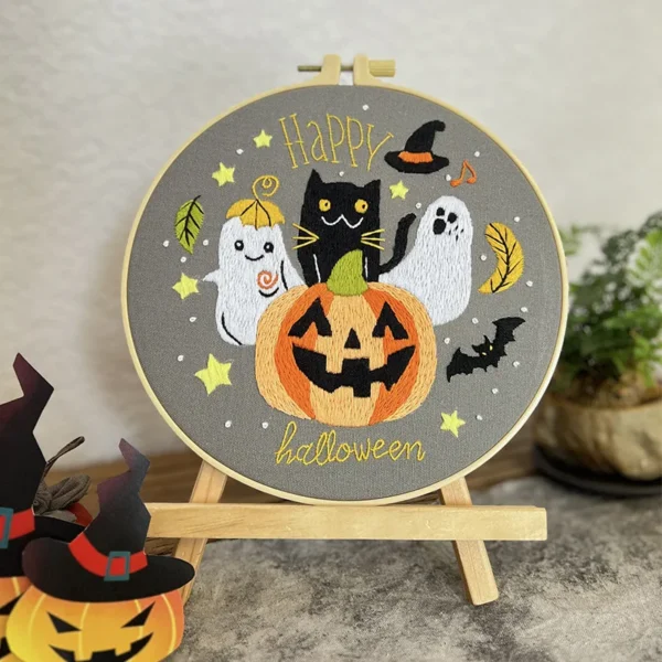 Embroidery Kits - Halloween Cross Stitch for Beginners - Image 5
