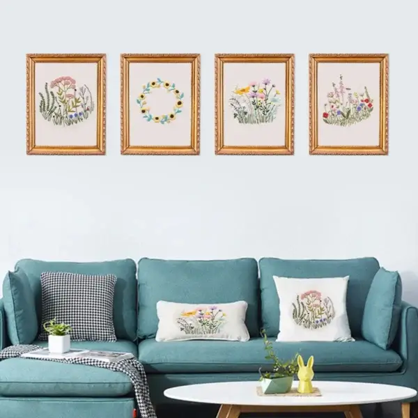 Embroidery Kits Beginner DIY Cross Stitch Patterns Crafts - Image 2