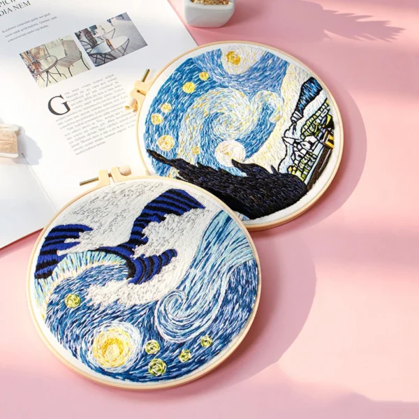 Embroidery Kits - DIY Landscape Pattern Starter Kit - Image 5