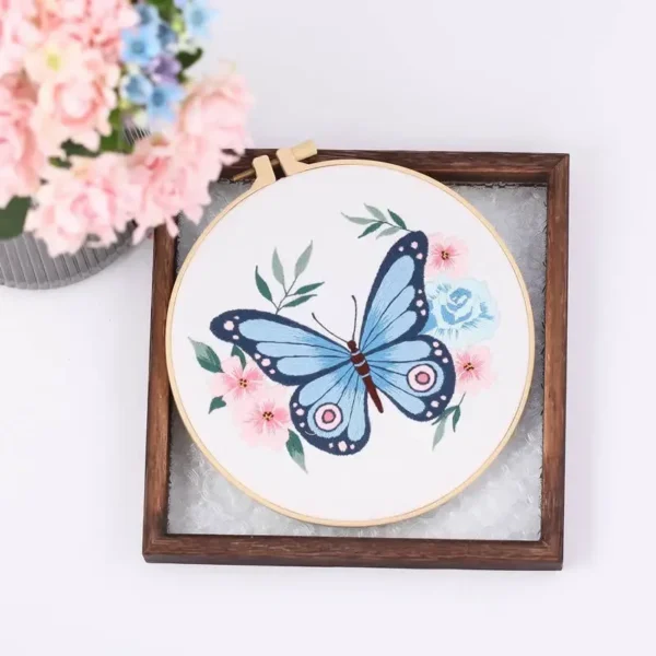 Embroidery Kits for Beginners - Butterfly Cross Stitch - Image 2