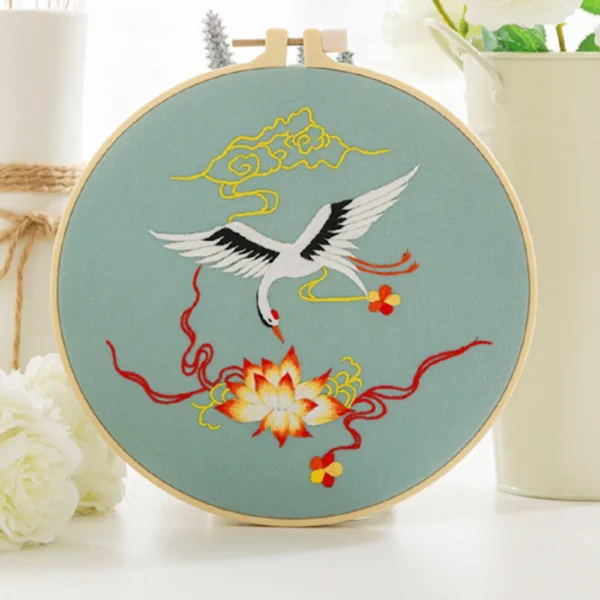Embroidery Kits: Birds Pattern for DIY Beginners - Image 3