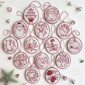 Embroidery Kits: Handmade Christmas Cross Stitch