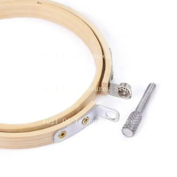Embroidery Kits: 10pcs Bamboo Hoops for DIY Craft - Image 4