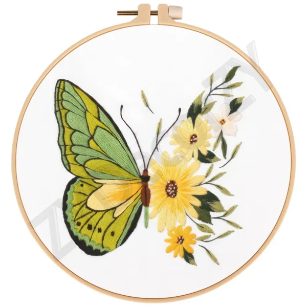 Embroidery Kits: DIY Cross Stitch Set with Hoop - Image 5