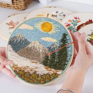 Embroidery Kits for Beginners – DIY Cross Stitch Set