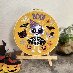 Embroidery Kits - Halloween Cross Stitch for Beginners