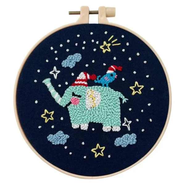 Embroidery Kits: Punch Needle Set with Hoop - Image 4