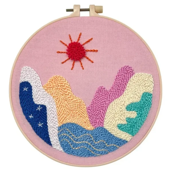 Embroidery Kits: Punch Needle Set with Hoop - Image 3