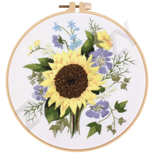 Embroidery Kits: Hand Sewing Cross Stitch Hoop Set - Image 6