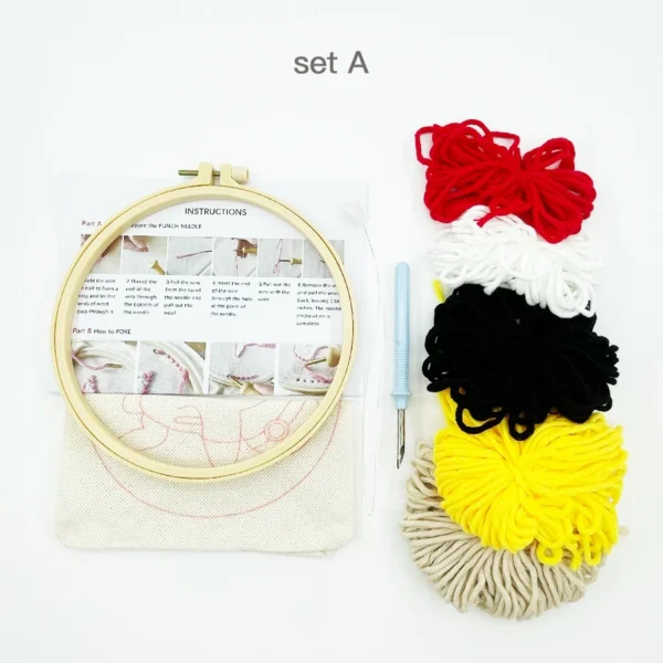 Embroidery Kits: Corgi Punch Needle Set for Beginners - Image 4