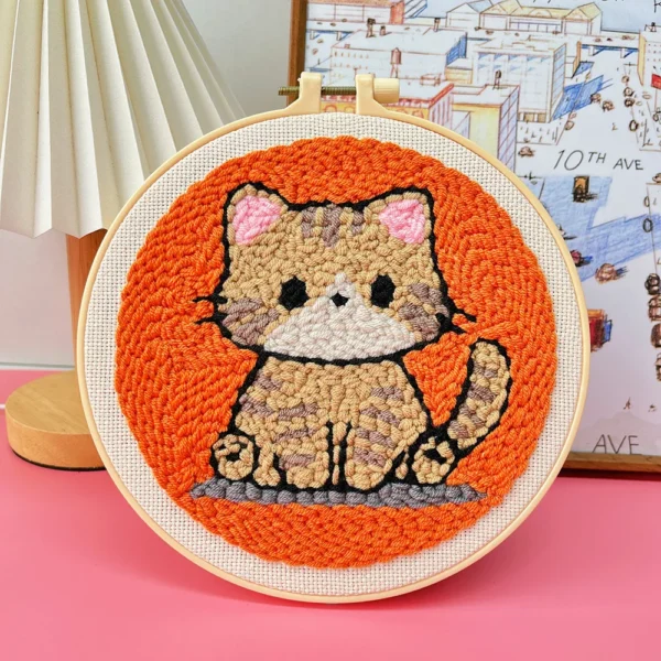 Embroidery Kits: DIY Funny Cat Craft Gift - Image 5