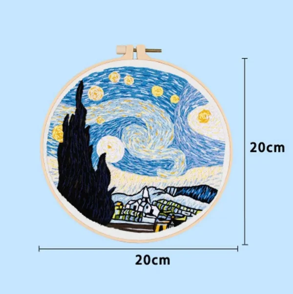 Embroidery Kits - DIY Landscape Pattern Starter Kit - Image 3