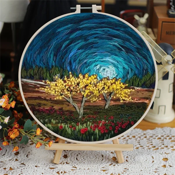 Embroidery Kits: Scenery Pattern Cross Stitch Set - Image 5