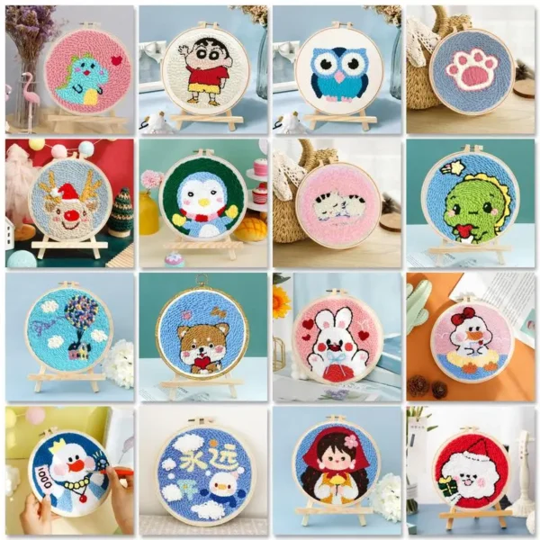Embroidery Kits – DIY Punch Needle Kit for Beginners
