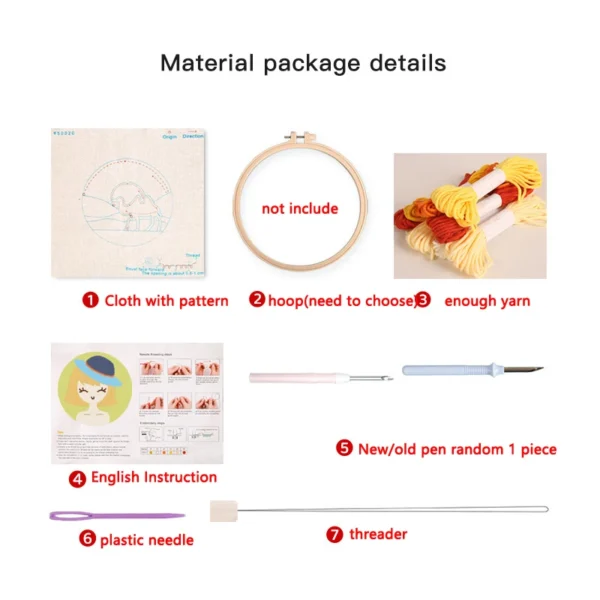 Embroidery Kits - Punch Needle with Animal Pattern - Image 2