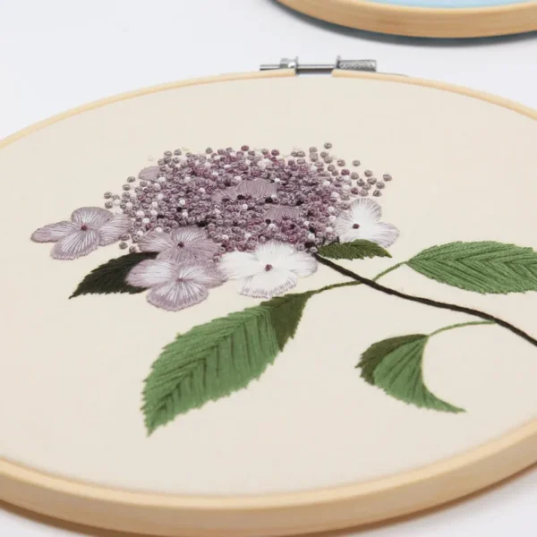 Embroidery Kits for Beginners – Flower Cross Stitch Set - Image 5