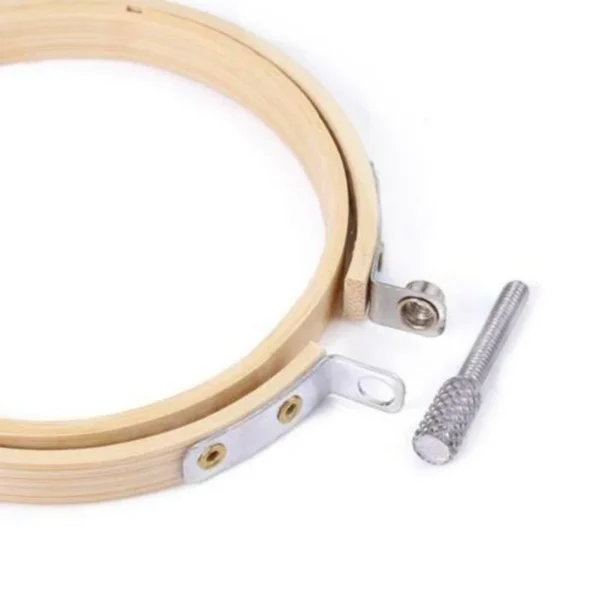 Embroidery Kits: 10pcs DIY Bamboo Hoop Set - Image 4