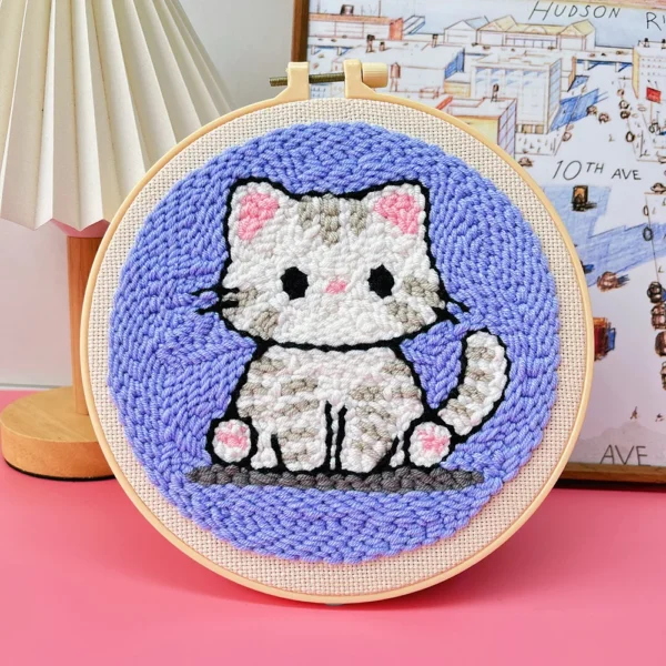 Embroidery Kits: DIY Funny Cat Craft Gift - Image 6