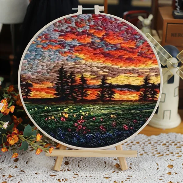 Embroidery Kits: Scenery Pattern Cross Stitch Set - Image 4