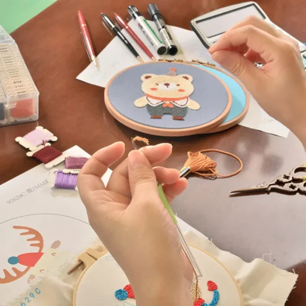 Embroidery Kits - Punch Needle Set for Beginners - Image 4
