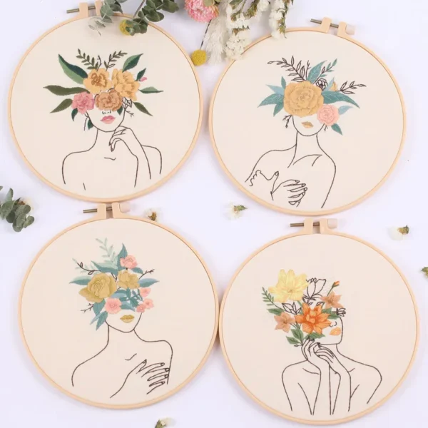 Embroidery Kits with Patterns for Beginners