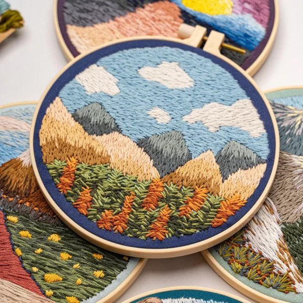 Embroidery Kits for Beginners – DIY Cross Stitch Set - Image 4
