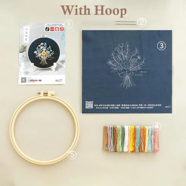 Embroidery Kits with Patterns for Beginners - Image 2