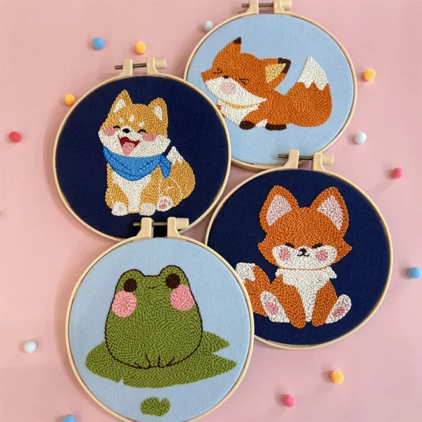 Embroidery Kits - Punch Needle Set for Beginners