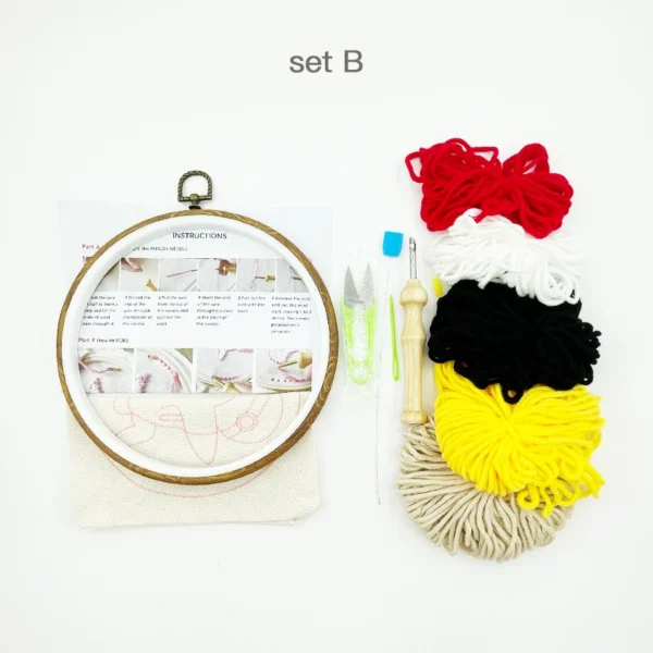 Embroidery Kits: Corgi Punch Needle Set for Beginners - Image 5