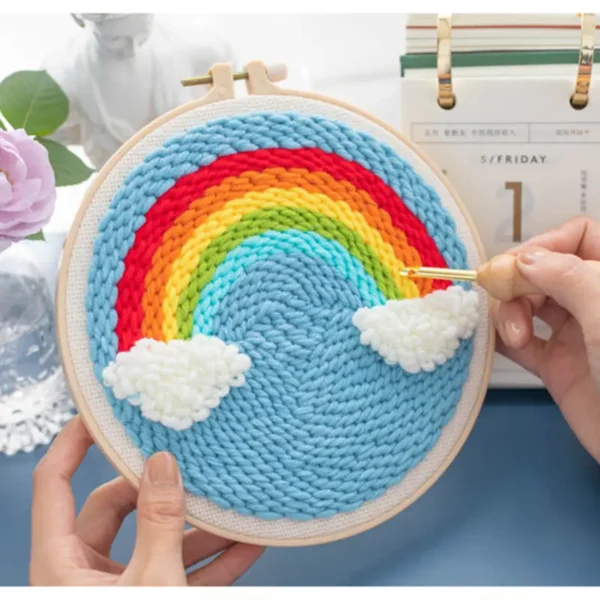 Embroidery Kits for Beginners with Yarn & Wool for DIY - Image 8