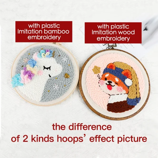 Embroidery Kits: Corgi Punch Needle Set for Beginners - Image 3