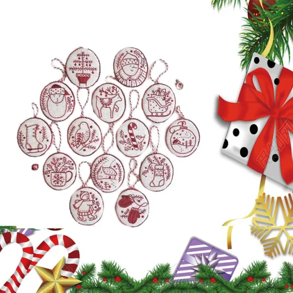 Embroidery Kits: Handmade Christmas Cross Stitch - Image 2