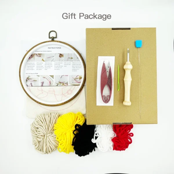 Embroidery Kits: Corgi Punch Needle Set for Beginners - Image 6