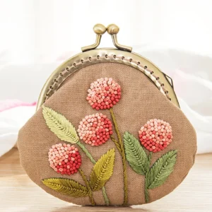 Embroidery Kits: Coin Purse Cross Stitch Set